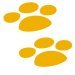 Pictogramme de pates de chien